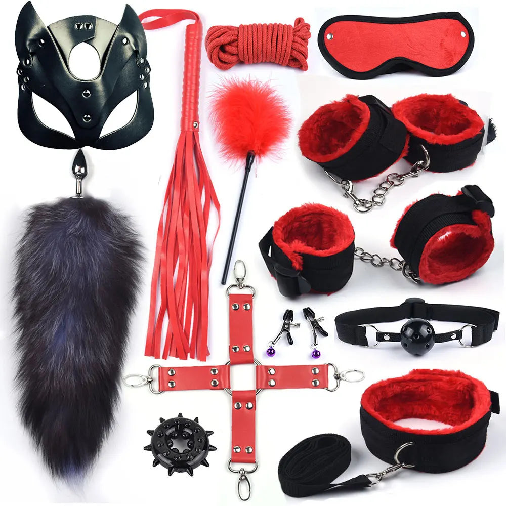 Red Room Kit - Couples Bondage Set